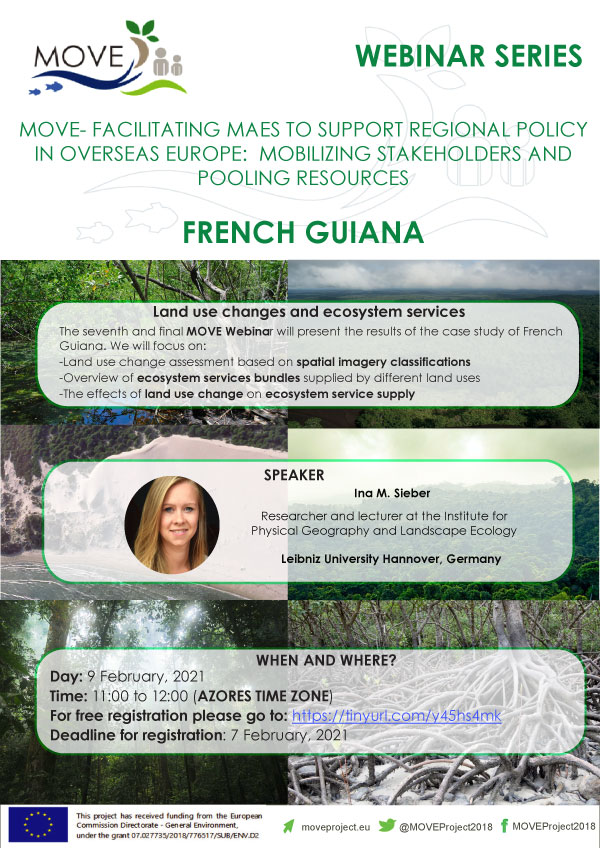 MOVE Webinar series (Séptimo caso de estudio: Guiana Francesa)