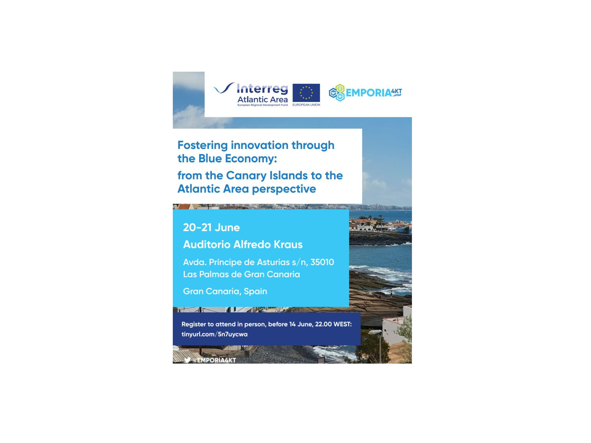 EMPORIA4KT: Fostering innovation through the blue economy: from the Canary Islands to the Atlantic Area perspective
