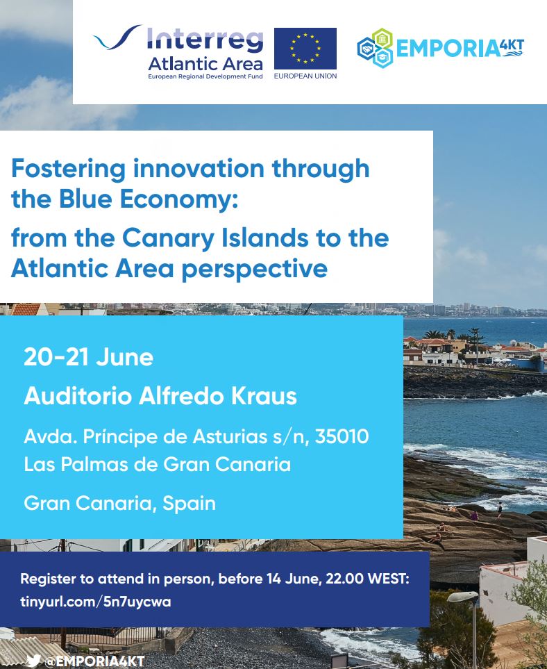EMPORIA4KT: Fomento de la innovación a través de la economía azul: de Canarias a la perspectiva del Espacio Atlántico